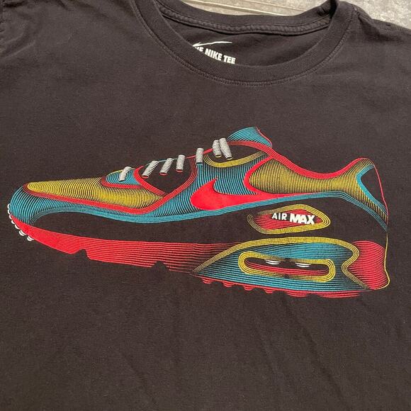 Air Max The Nike Tee Shirt Mens Medium Athleisure Vintage 90s Sneaker Graphic - Picture 2 of 6